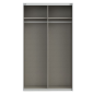 Armario puertas correderas W26 DE 120 cm Blanco mate