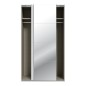 Armario puertas correderas W26 de 120 cm Blanco mate -con  1 pta. Espejo