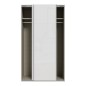 Armario puertas correderas W26 DE 120 cm Blanco brillo