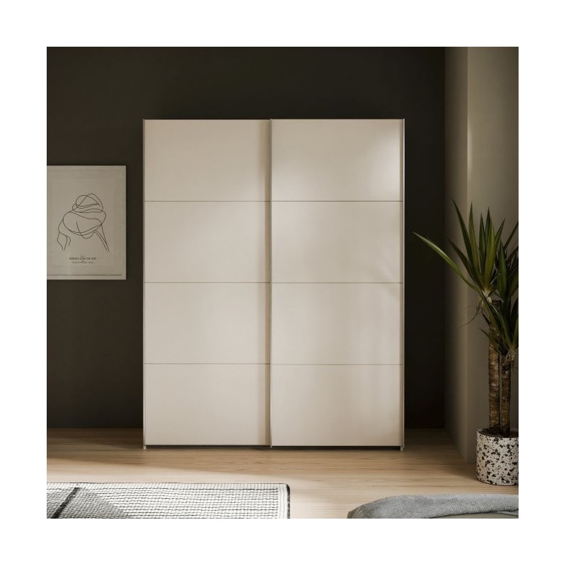 Armario puertas correderas  W26 de 150 cm en color Sand