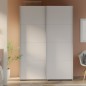 Armario puertas corredera W26 DE 150 cm Blanco mate