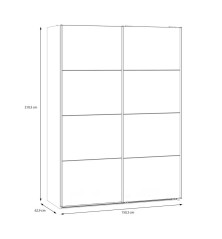 Armario W26 DE 150 cm Blanco mate