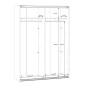 Armario puertas corredera W26 DE 150 cm Blanco mate