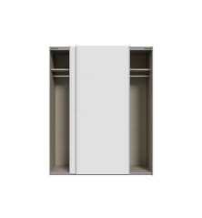 Armario puertas correderas W26 DE 170 cm Blanco Mate