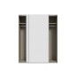 Armario puertas correderas W26 DE 170 cm Blanco Mate Armario puertas correderas W26 DE 170 cm Blanco Mate