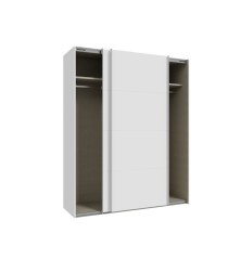 Armario puertas correderas W26 DE 170 cm Blanco Mate