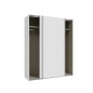 Armario puertas correderas W26 DE 170 cm Blanco Mate Armario puertas correderas W26 DE 170 cm Blanco Mate