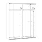 Armario puertas correderas W26 DE 170 cm Blanco Mate Armario puertas correderas W26 DE 170 cm Blanco Mate