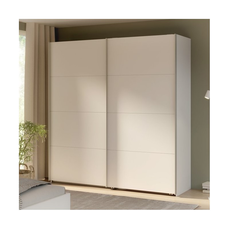 Armario puertas correderas W26 DE 200 cm en coor Blanco Mate Armario puertas correderas W26 DE 200 cm en coor Blanco Mate
