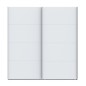 Armario puertas correderas W26 DE 200 cm en coor Blanco Mate Armario puertas correderas W26 DE 200 cm en coor Blanco Mate