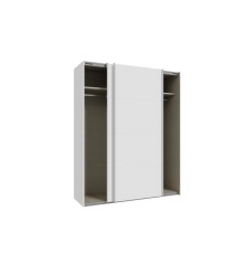 Armario puertas correderas W26 DE 200 cm en coor Blanco Mate
