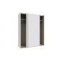 Armario puertas correderas W26 DE 200 cm en coor Blanco Mate Armario puertas correderas W26 DE 200 cm en coor Blanco Mate