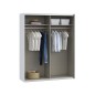 Armario puertas correderas W26 DE 200 cm en coor Blanco Mate Armario puertas correderas W26 DE 200 cm en coor Blanco Mate
