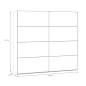 Armario puertas correderas W26 DE 220 cm en color Blanco Mate Armario puertas correderas W26 DE 220 cm en color Blanco Mate