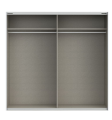 Armario puertas correderas W26 DE 220 cm en color Blanco Mate
