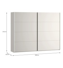 Armario W26 DE 270 cm Sand