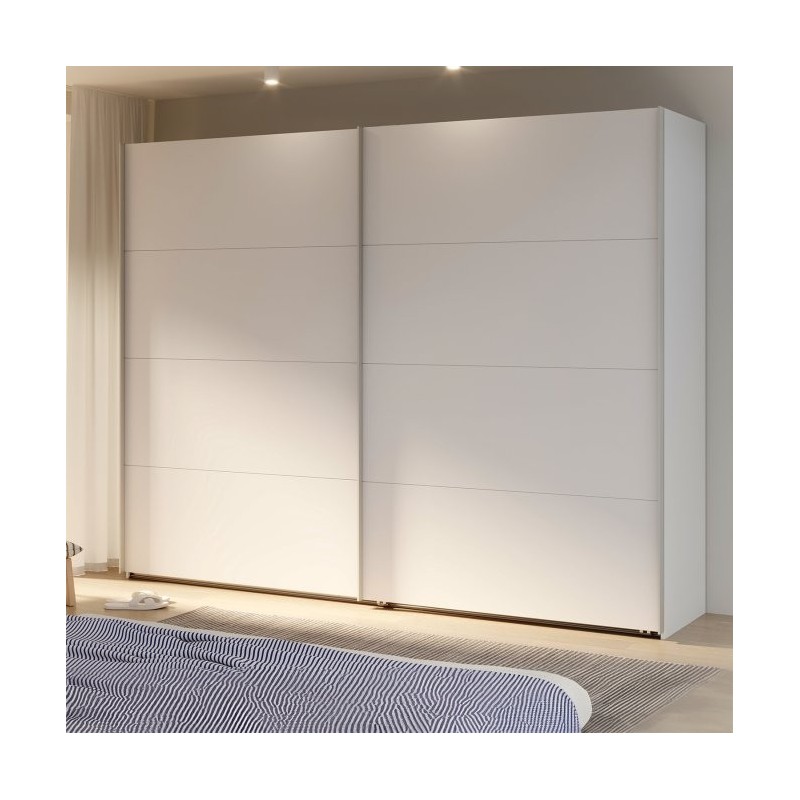 Armario puertas correderas W26 DE 270 cm en color blanco mate Armario puertas correderas W26 DE 270 cm en color blanco mate