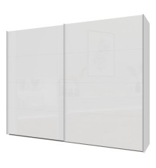 Armario puertas correderas W26 DE 270 cm en color blanco mate