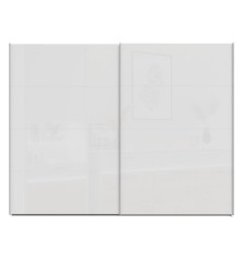 Armario puertas correderas W26 DE 270 cm Blanco Brillo