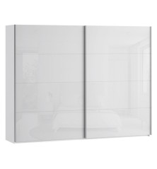 Armario puertas correderas W26 DE 270 cm Blanco Brillo