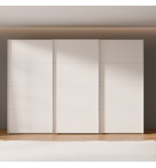 Armario tres puertas correderas W26 DE 300 cm en color sand