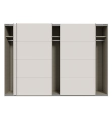 Armario tres puertas correderas W26 DE 300 cm en color sand