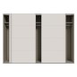 Armario tres puertas correderas W26 DE 300 cm en color sand Armario tres puertas correderas W26 DE 300 cm en color sand