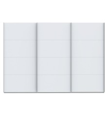Armario tres puetas correderas W26 DE 300 cm en color Blanco mate