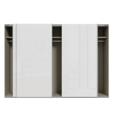 Armario W26 DE 300 cm Blanco brillo