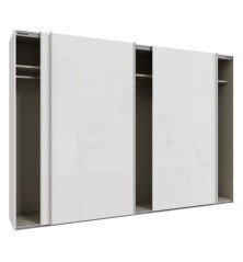 Armario W26 DE 300 cm Blanco brillo
