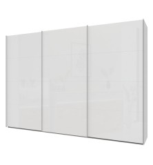 Armario W26 DE 300 cm Blanco brillo