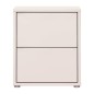 Mesita de noche  W26 2 cajones en color Sand