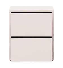 Mesita de noche  W26 2 cajones en color Sand