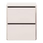Mesita de noche  W26 2 cajones en color Sand