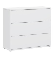 Cómoda W26 3 cajones en color Blanco mate