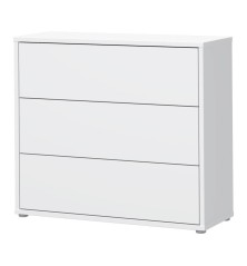 Cómoda W26 3 cajones en color Blanco mate