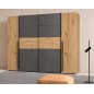 Armario Modelo Rio 270x210 Puertas Correderas y Batientes Artisan Cemento | Gran Capacidad | Fabricado en Europa Armario Modelo Rio 270x210 Puertas Correderas y Batientes Artisan Cemento | Gran Capacidad | Fabricado en Europa
