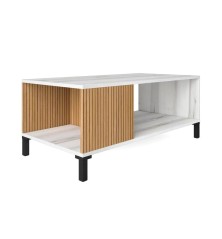 Mesa centro Tokio 100x50 cm Albo / rayado