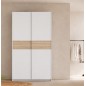 Armario Winner 120x210 Puertas Correderas Blanco | Compacto y Funcional | Fabricado en Europa