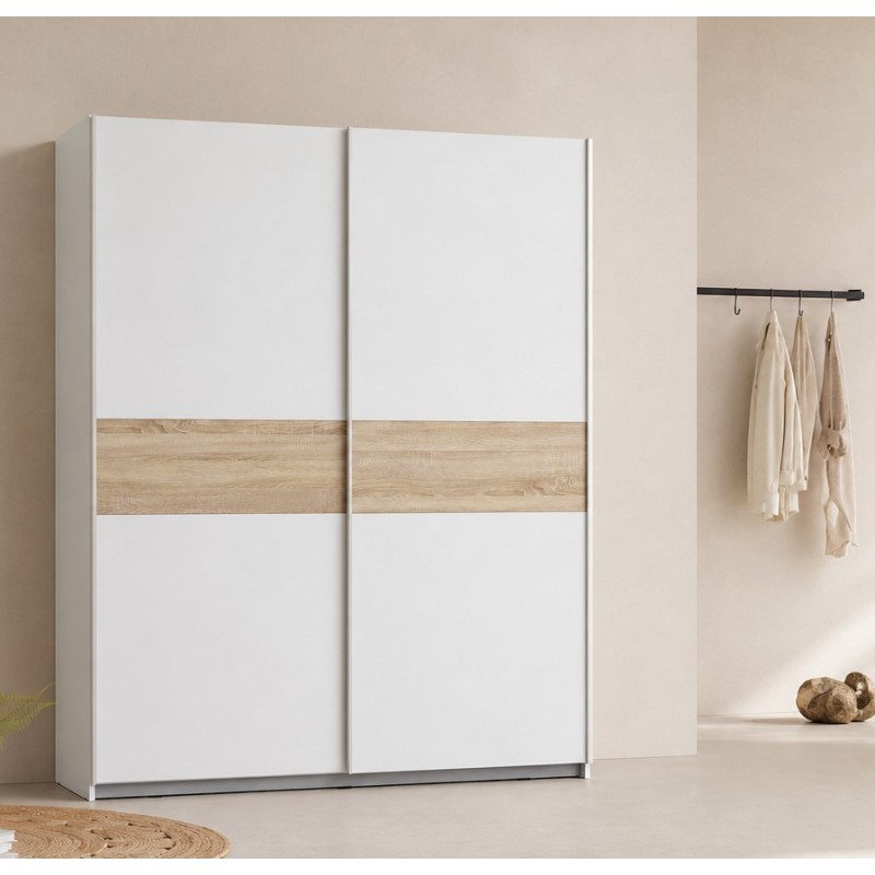 Armario Winner 120x210 Blanco | Correderas | Compacto