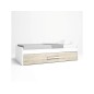 Cama nido Estelle90x190cm Blanco Mate/ sahara Cama nido Estelle90x190cm Blanco Mate/ sahara