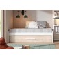 Cama nido Estelle90x190cm Blanco Mate/ sahara Cama nido Estelle90x190cm Blanco Mate/ sahara