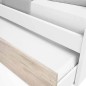 Cama nido Estelle90x190cm Blanco Mate/ sahara Cama nido Estelle90x190cm Blanco Mate/ sahara