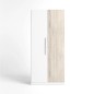 Armario 2 ptas Estelle 90x200cm blanco mate /sahara