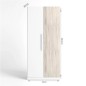 Armario 2 ptas Estelle 90x200cm blanco mate /sahara