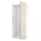 Armario 2 ptas Estelle 90x200cm blanco mate /sahara