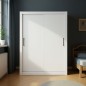 Armario 2ptas corredera Sava 182x201cm blanco mate Armario 2ptas corredera Sava 182x201cm blanco mate