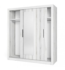 Armario 2ptas corredera Sava 182x201cm Albo