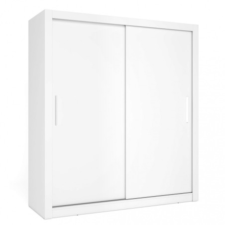 Armario 2ptas corredera Sava 150x201cm Blanco mate