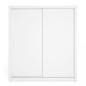 Armario 2ptas corredera Sava 150x201cm Blanco mate Armario 2ptas corredera Sava 150x201cm Blanco mate